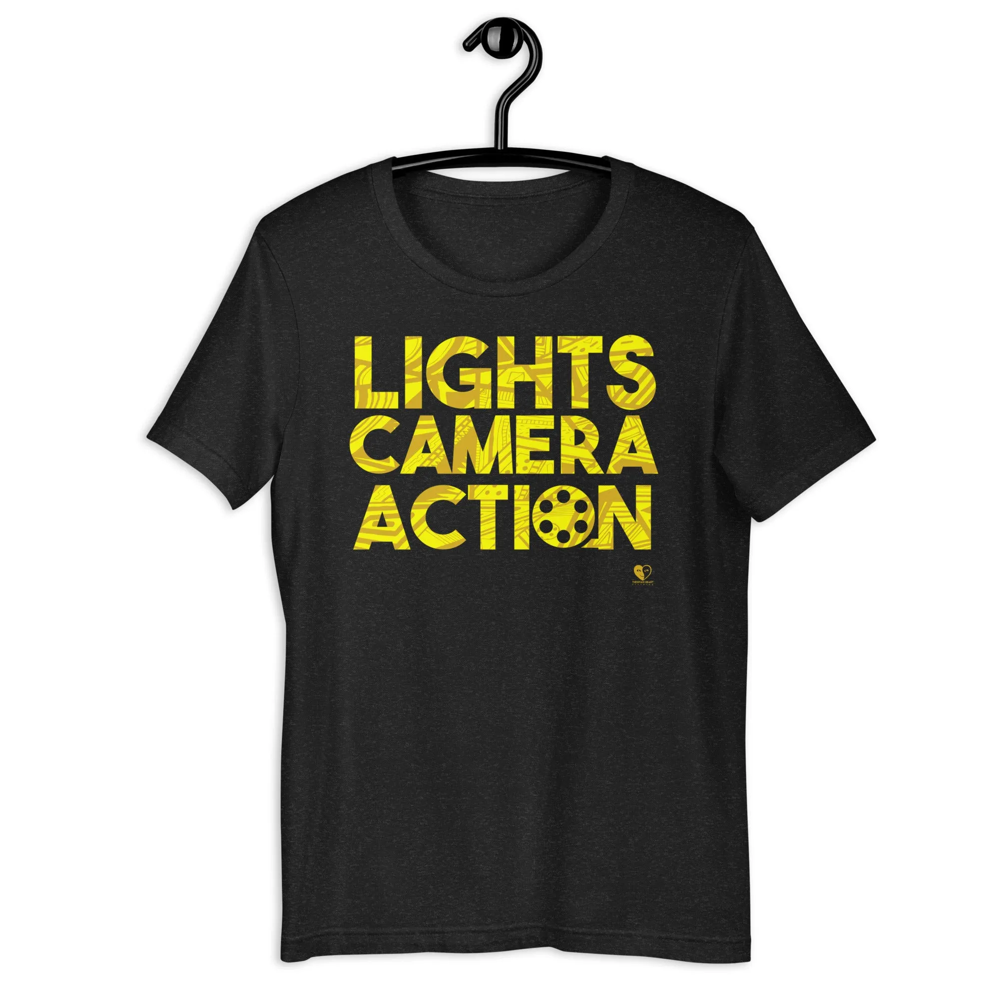 Lights Camera Action Yellow - Short-Sleeve Staple Unisex T-Shirt
