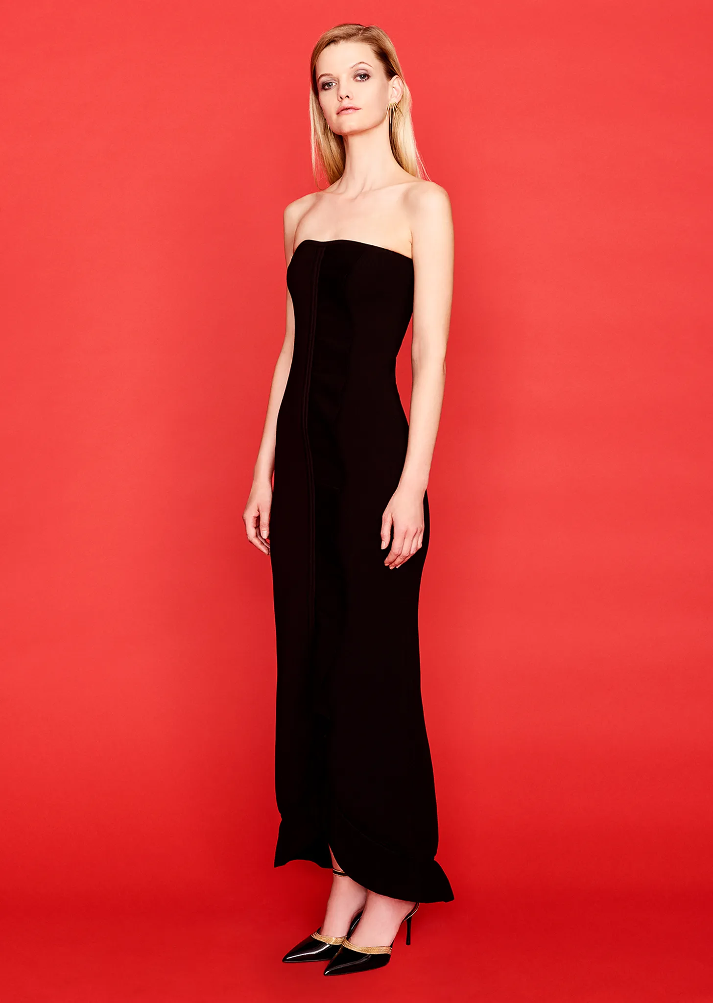 Liliane - Knit, Strapless Formal Evening Gowns