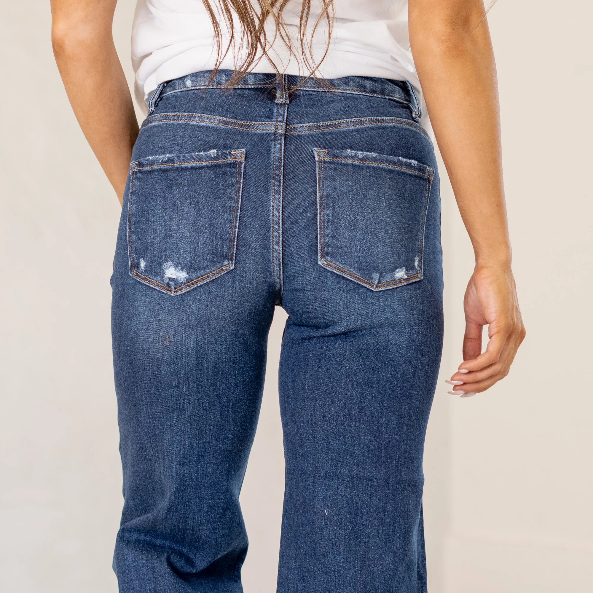 Lillianne High Rise Cropped Flare Regular & Plus Sizes