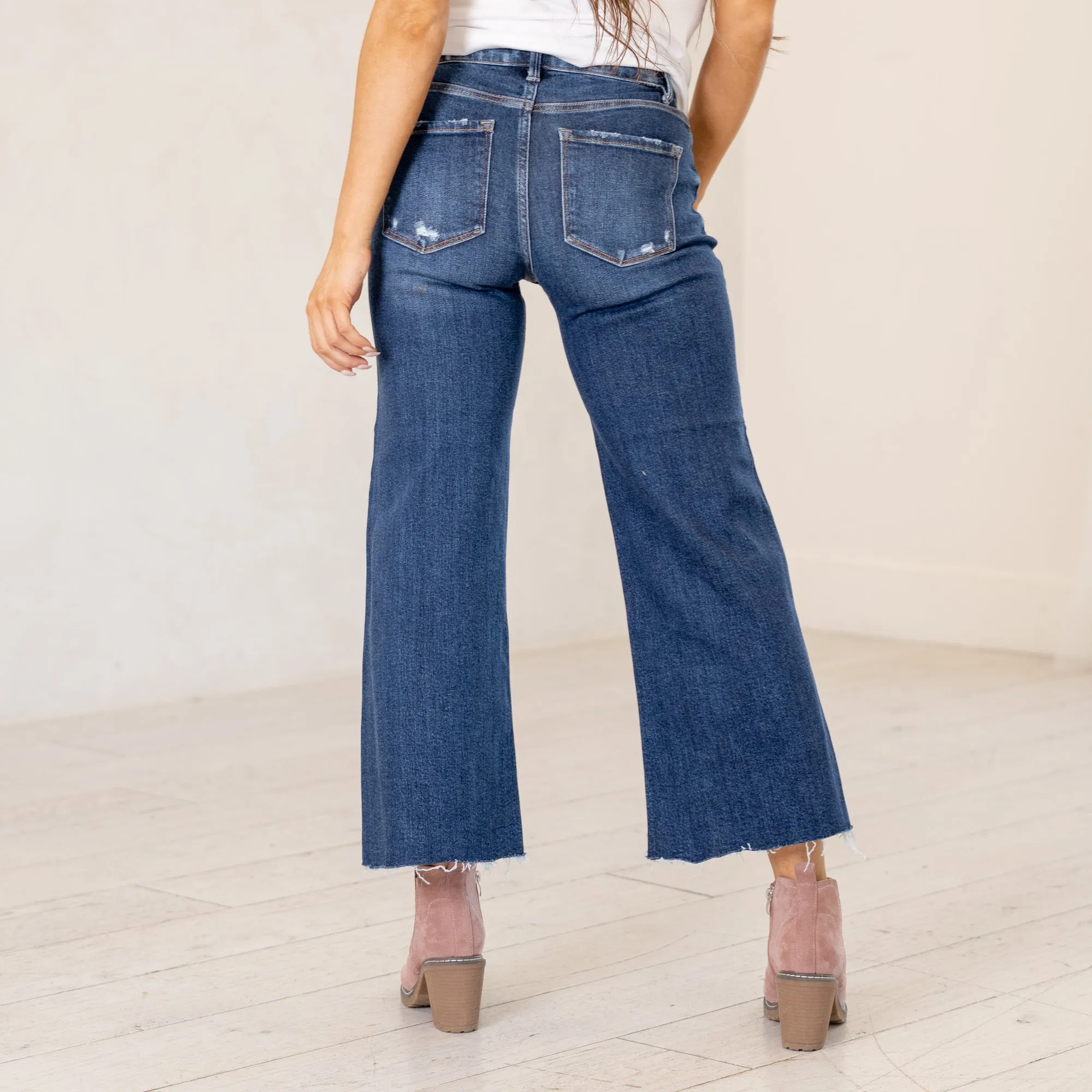 Lillianne High Rise Cropped Flare Regular & Plus Sizes