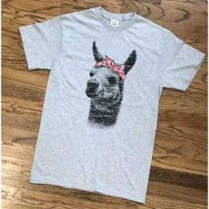 LLAMA SPORT GRAY T-SHIRT