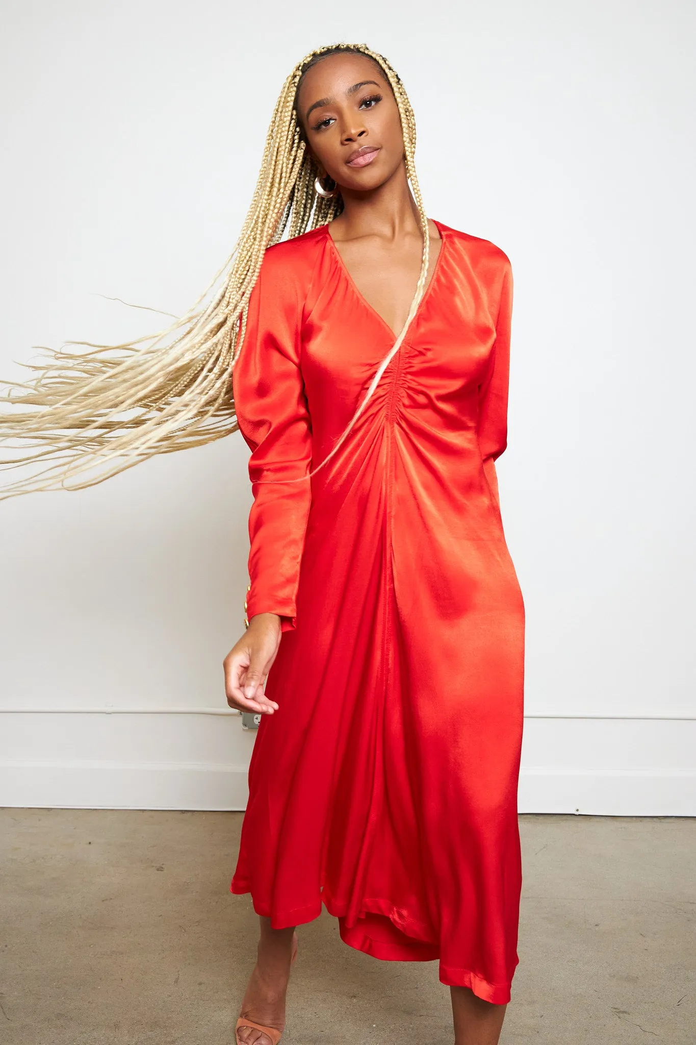 Long Sleeve Midi Dress