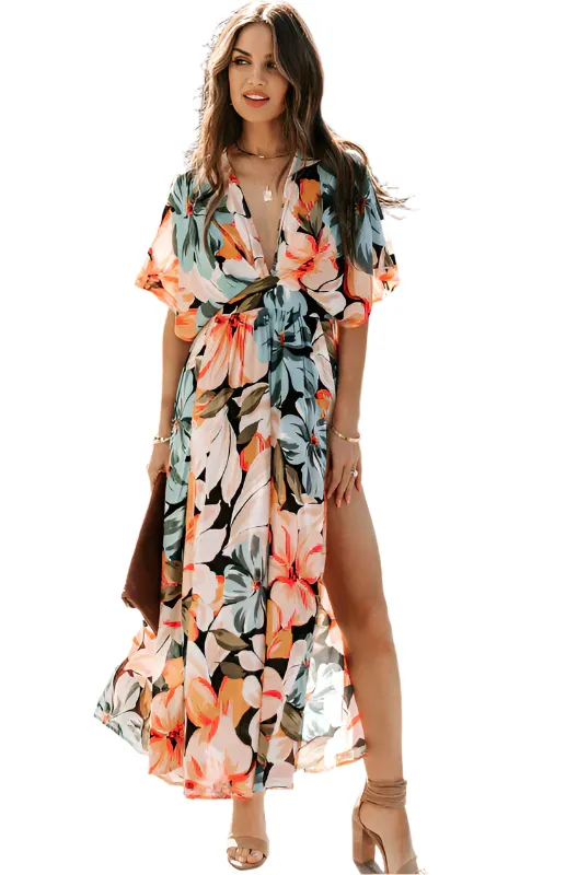 Loreena – Elegant Women's Long Summer Dress