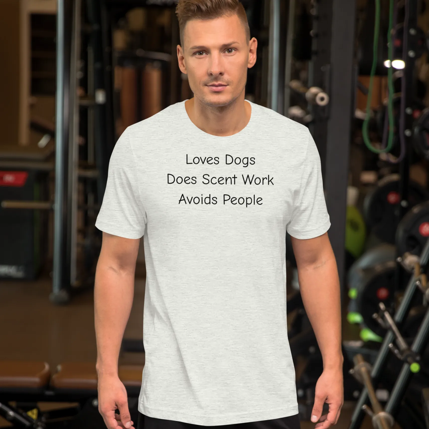 Love Dogs, Does Scent Work T-Shirts - Light