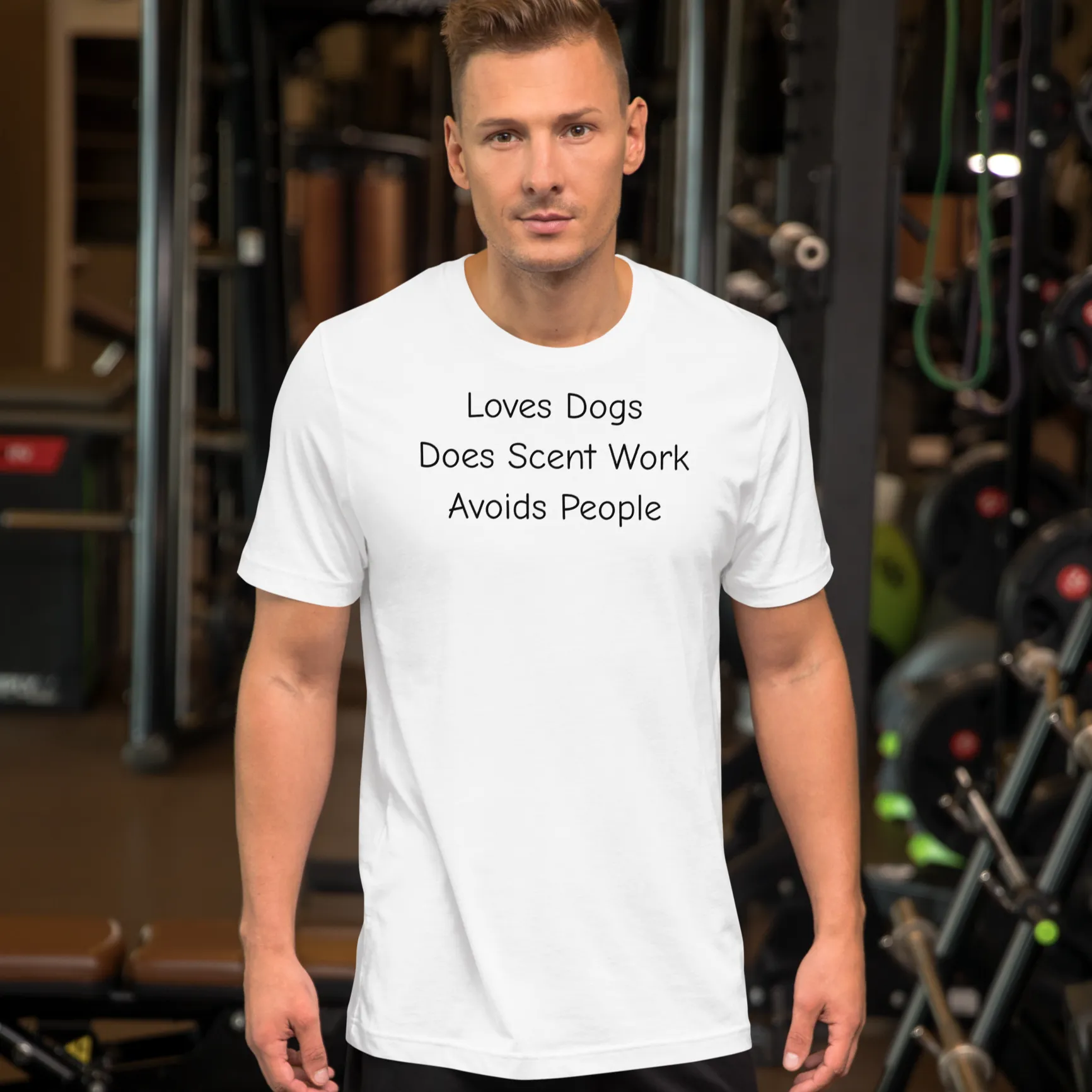 Love Dogs, Does Scent Work T-Shirts - Light
