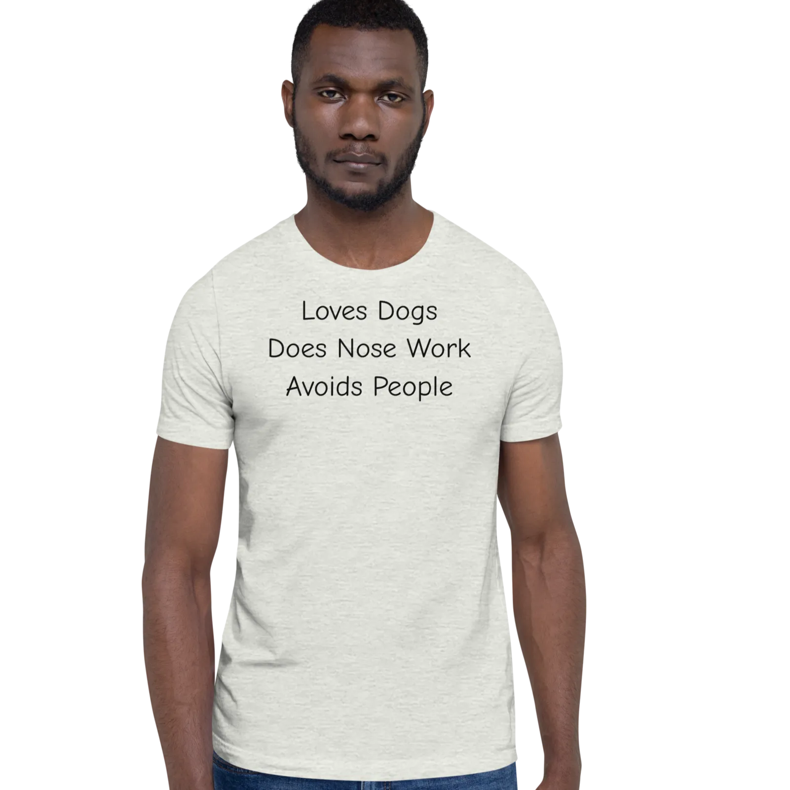 Loves Dogs, Does Nose Work T-Shirts - Light