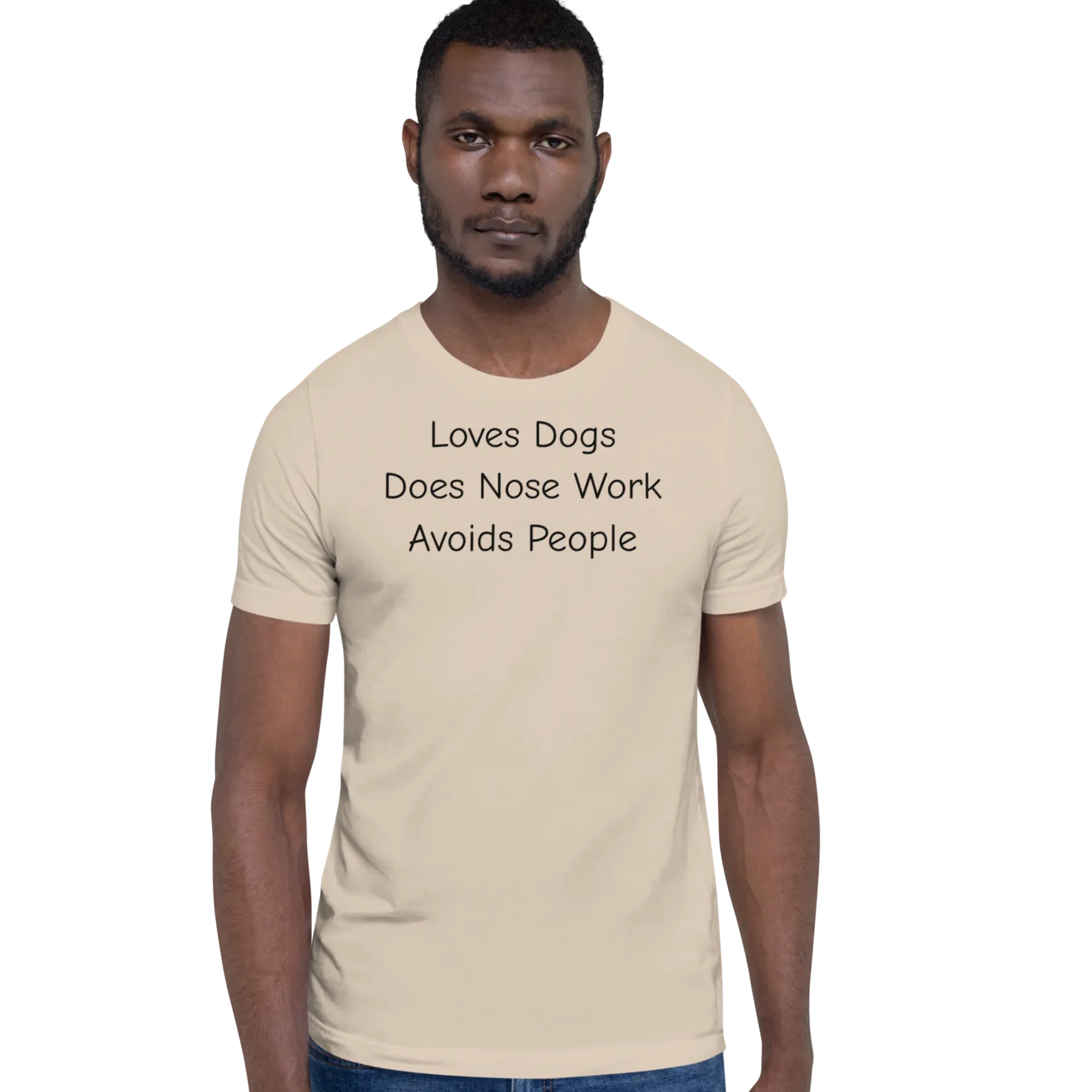 Loves Dogs, Does Nose Work T-Shirts - Light