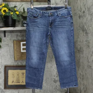 Lucky Brand Womens Sweet Cropped Straight Leg Jeans 16704782469344 Blue 14