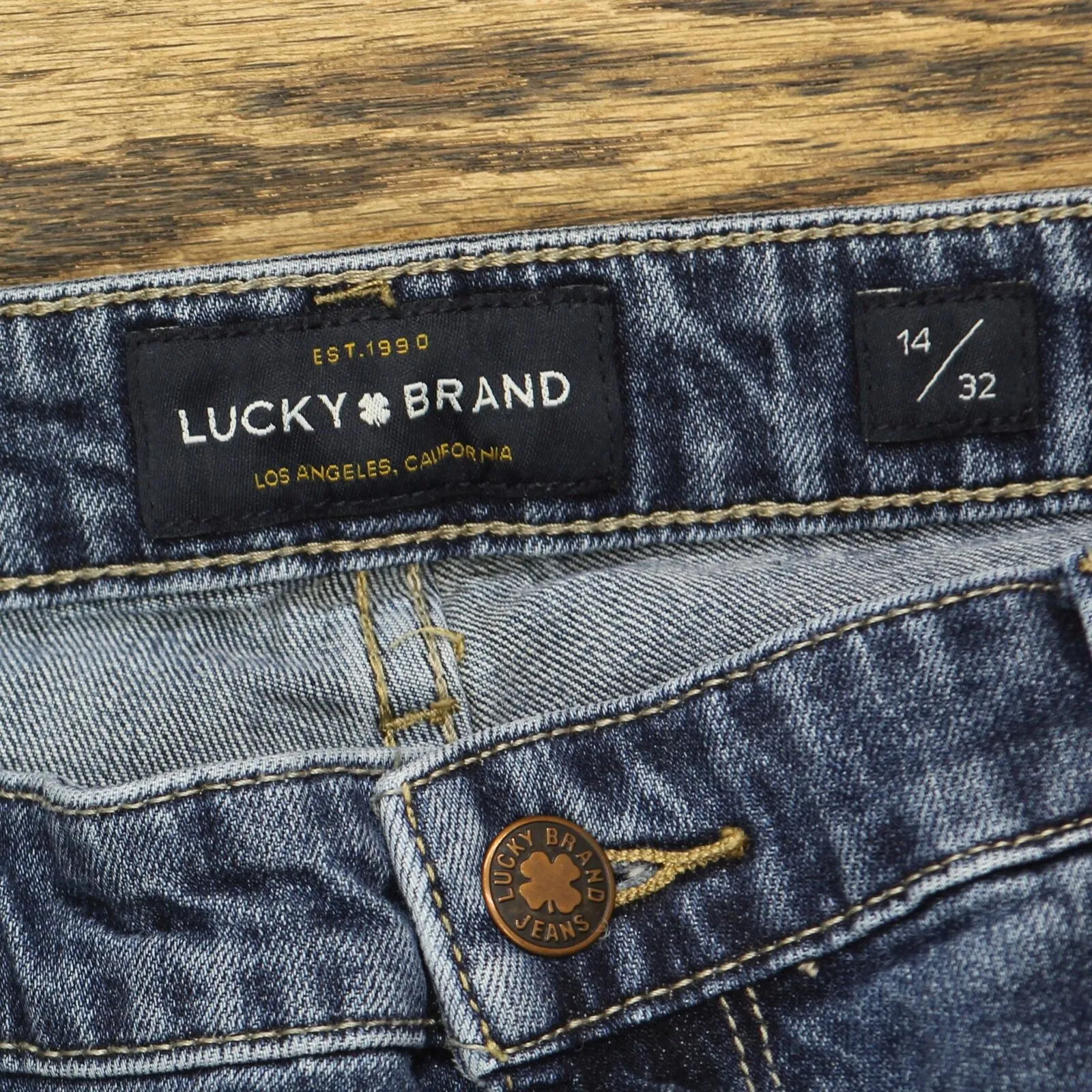 Lucky Brand Womens Sweet Cropped Straight Leg Jeans 16704782469344 Blue 14