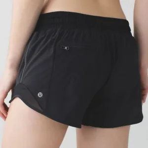 Lululemon Hotty Hot Shorts in Black Baylor University Logo 14 3.5&quot; inseam