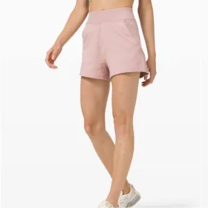 Lululemon LA Sweat Short Mink Berry Speckled Pink