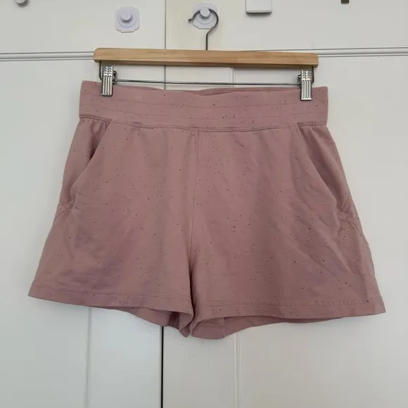 Lululemon LA Sweat Short Mink Berry Speckled Pink
