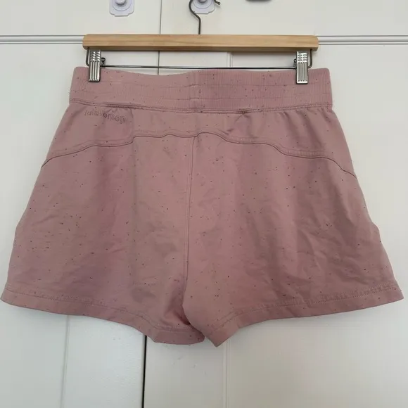 Lululemon LA Sweat Short Mink Berry Speckled Pink