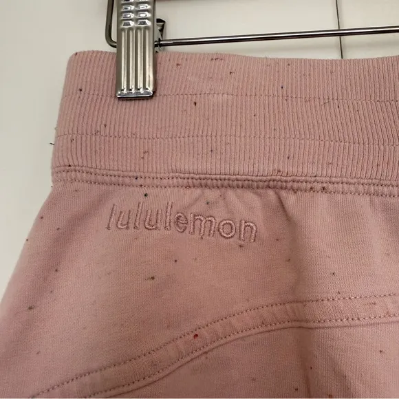 Lululemon LA Sweat Short Mink Berry Speckled Pink