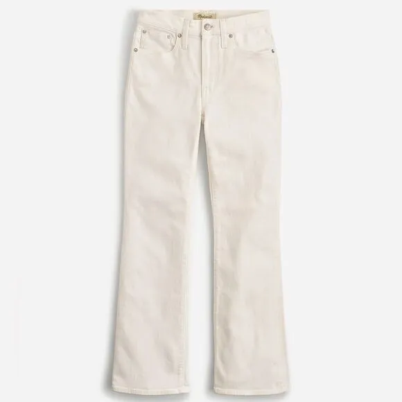 Madewell NWT Kick Out Crop Jeans Size 31 in Pure White