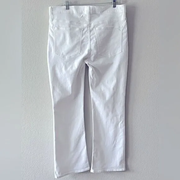Madewell NWT Kick Out Crop Jeans Size 31 in Pure White