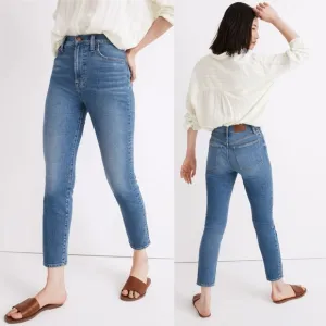Madewell The Perfect Vintage Crop Jean in Sandford Wash: Summerweight Edition 28