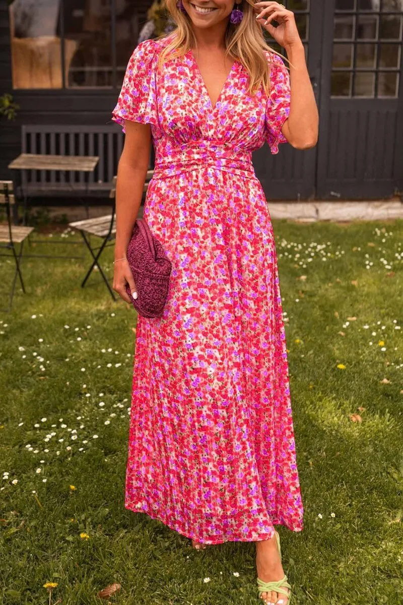 Marina® | Elegant Long Floral Dress