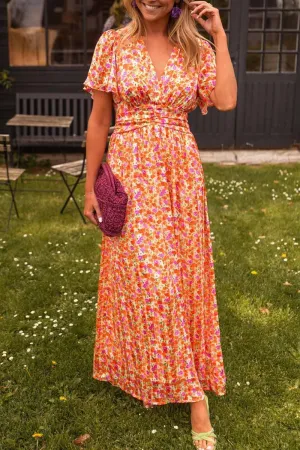 Marina® | Elegant Long Floral Dress