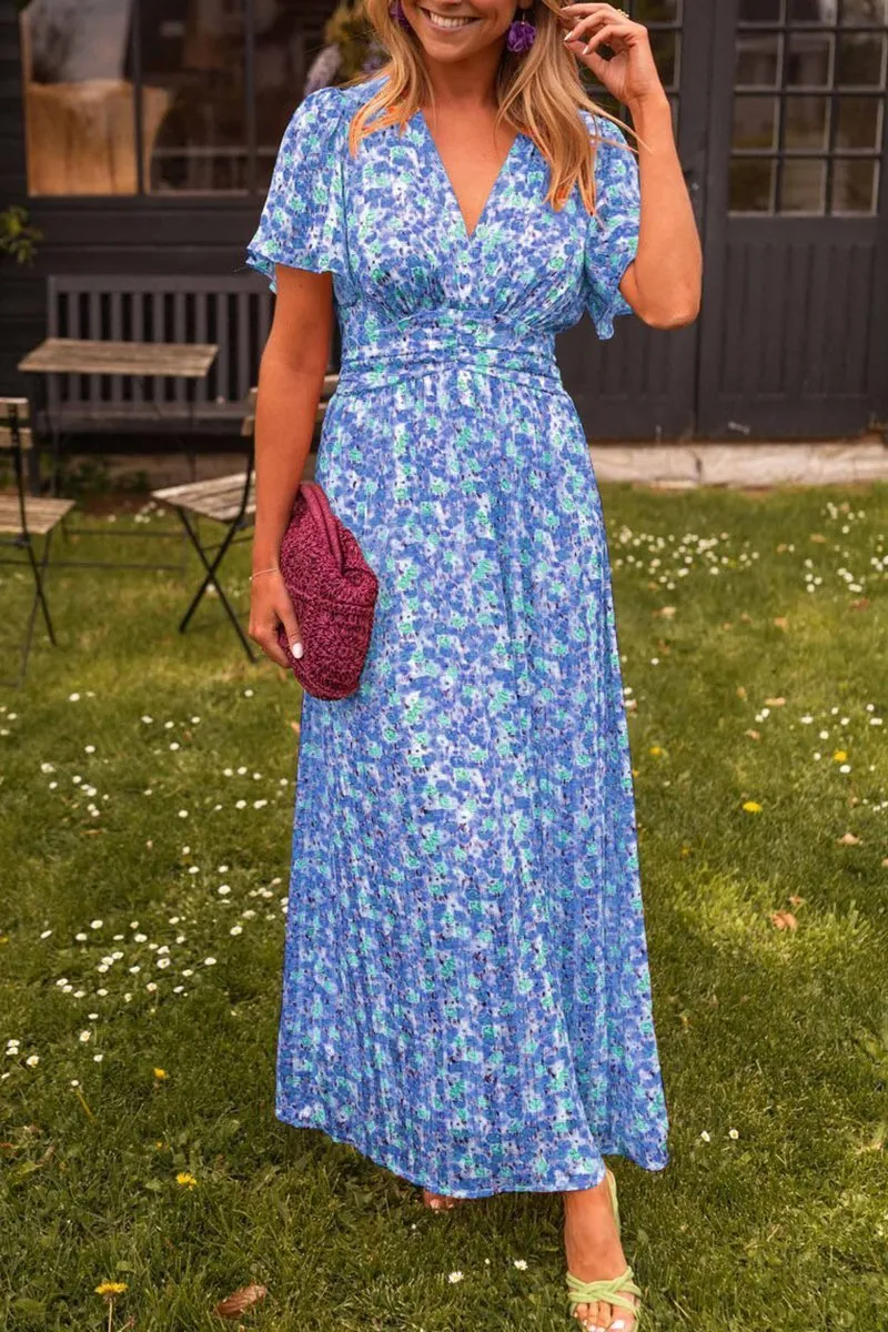 Marina® | Elegant Long Floral Dress