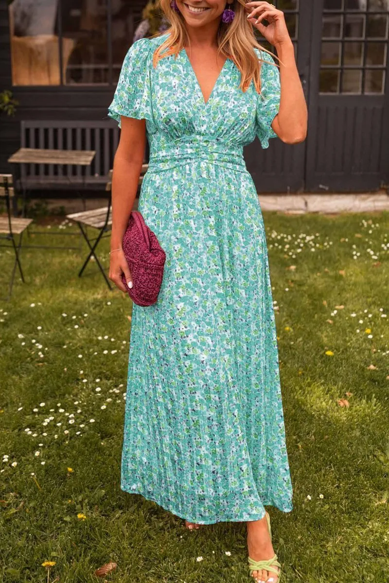 Marina® | Elegant Long Floral Dress