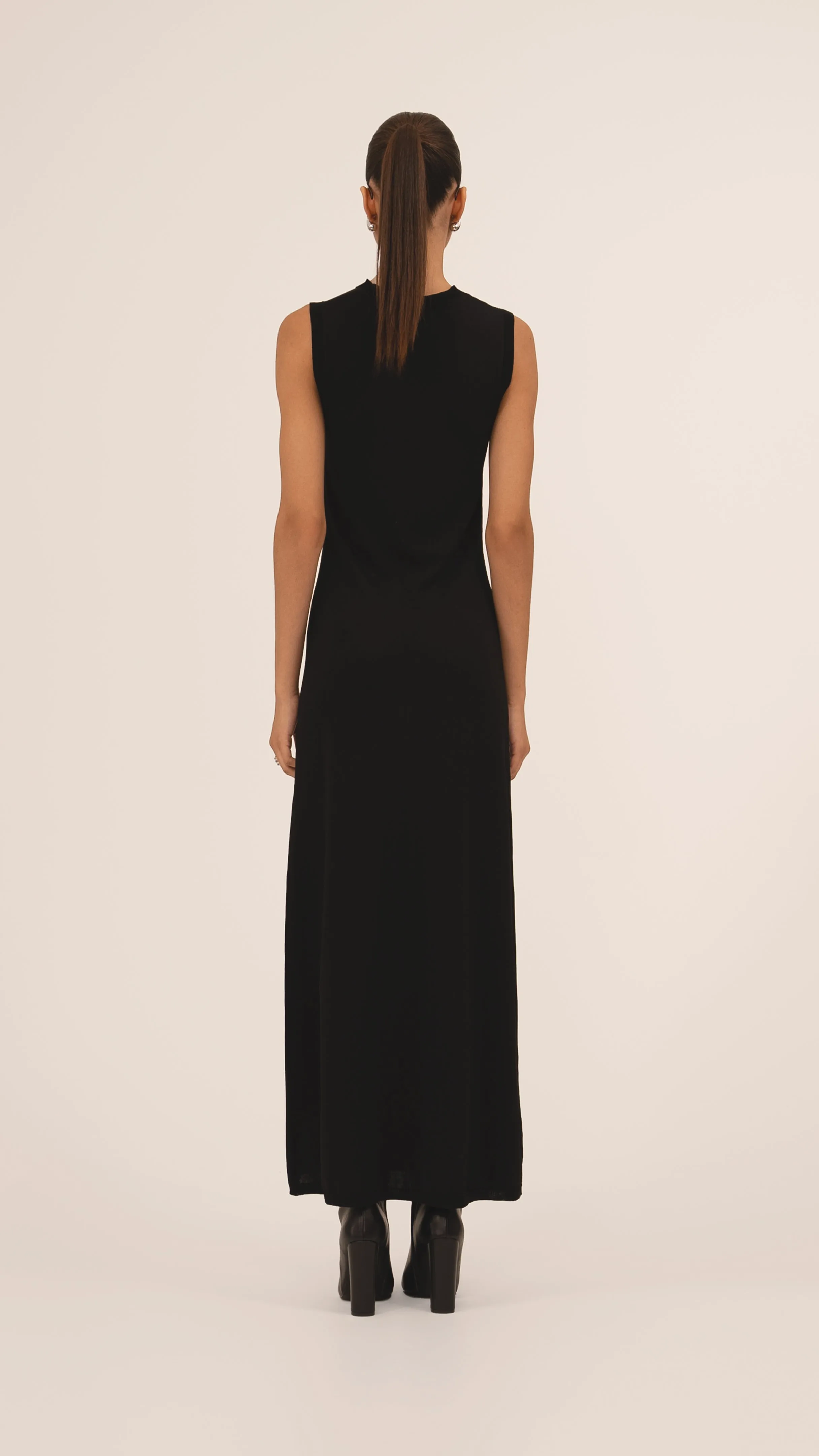 Marylin Knit Dress- Black
