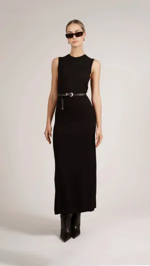 Marylin Knit Dress- Black