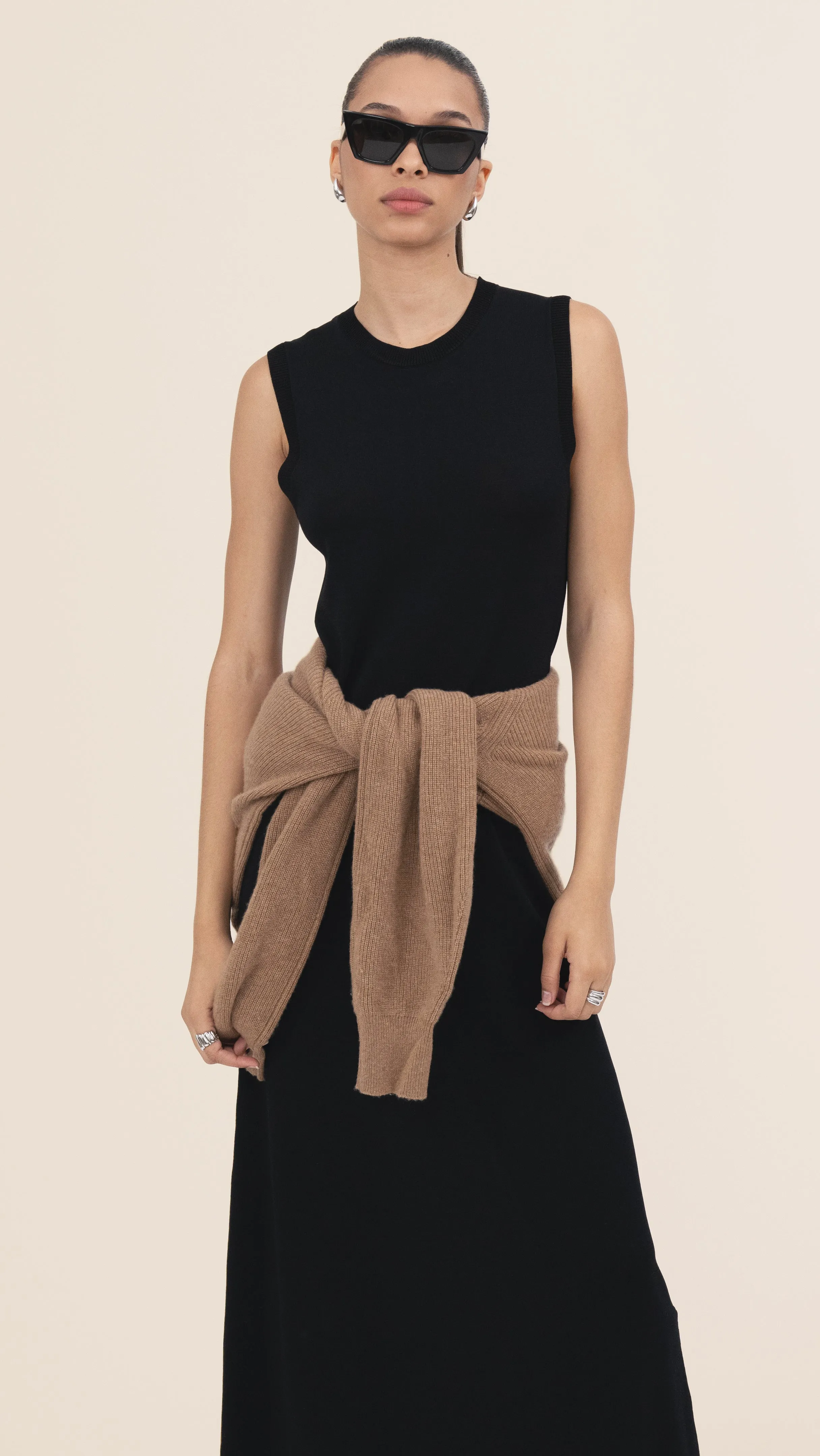 Marylin Knit Dress- Black