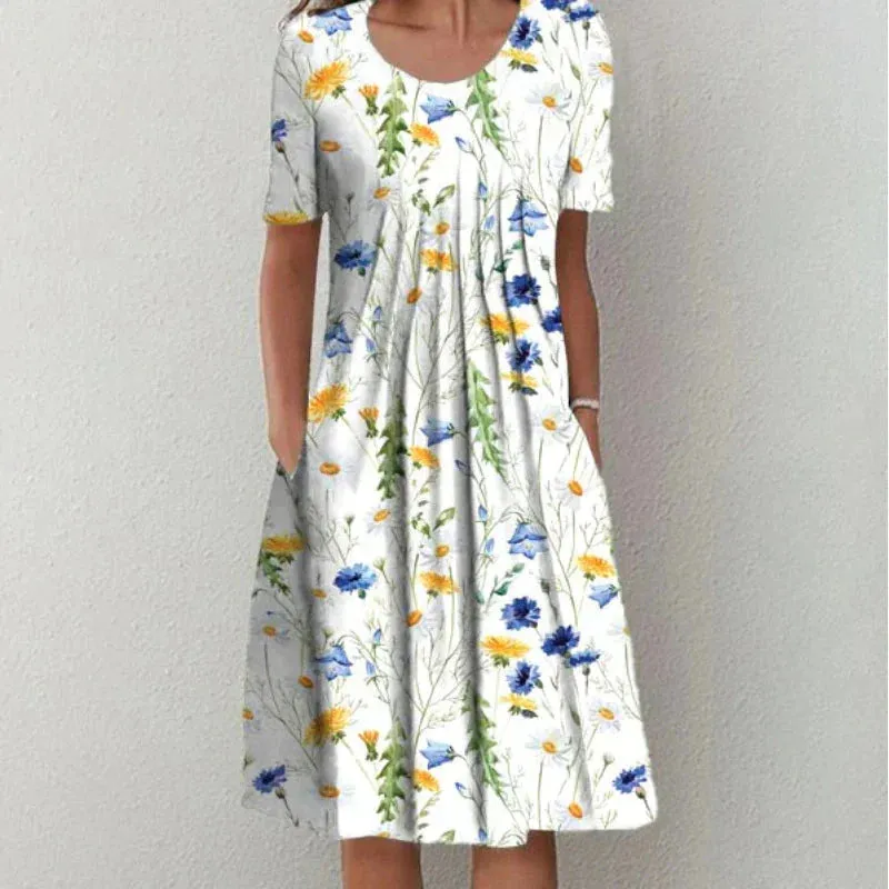 Maura - Elegant cotton dress
