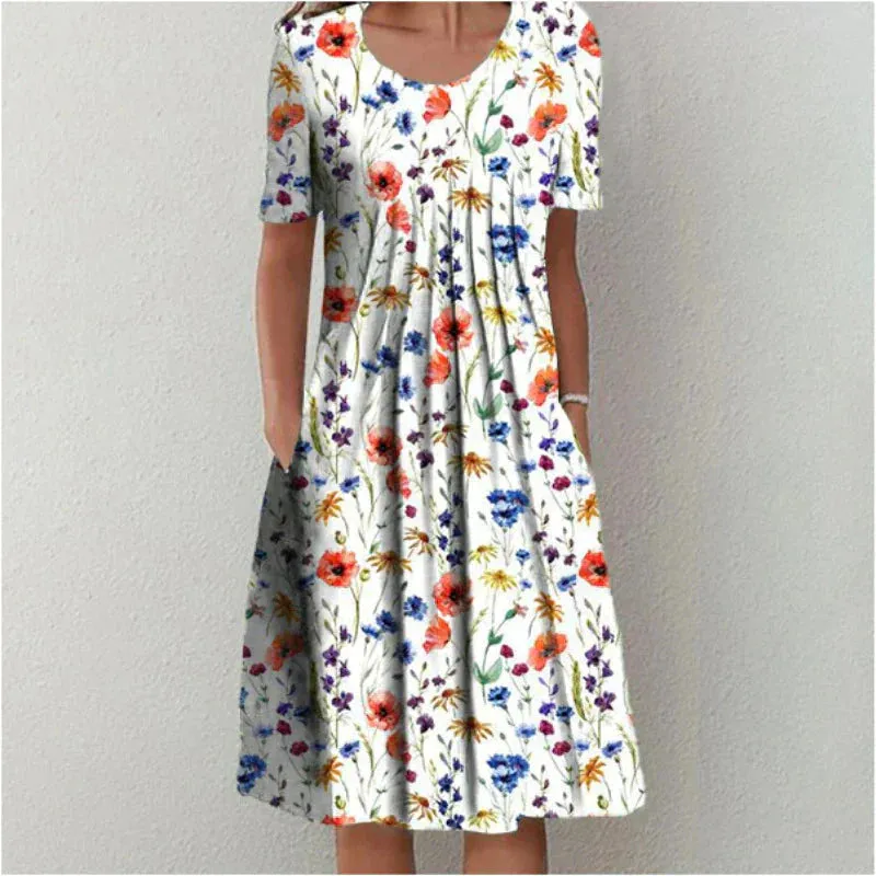 Maura - Elegant cotton dress