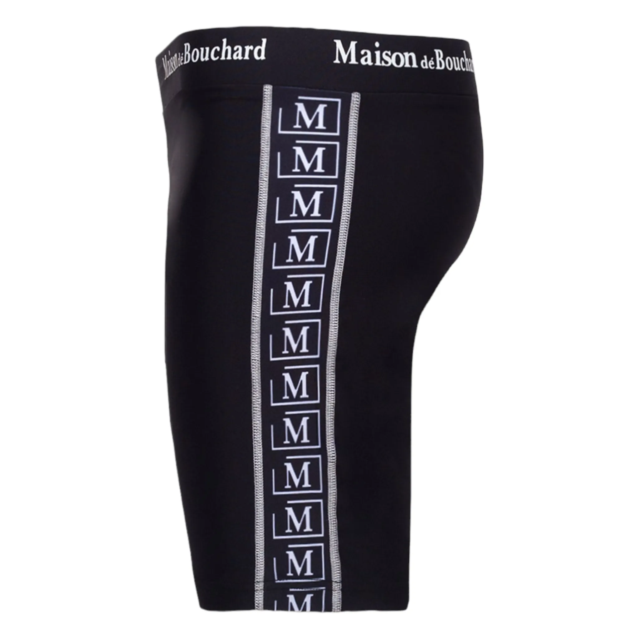 MDB Brand Women's Tape Logo Biker Shorts - Basic Color