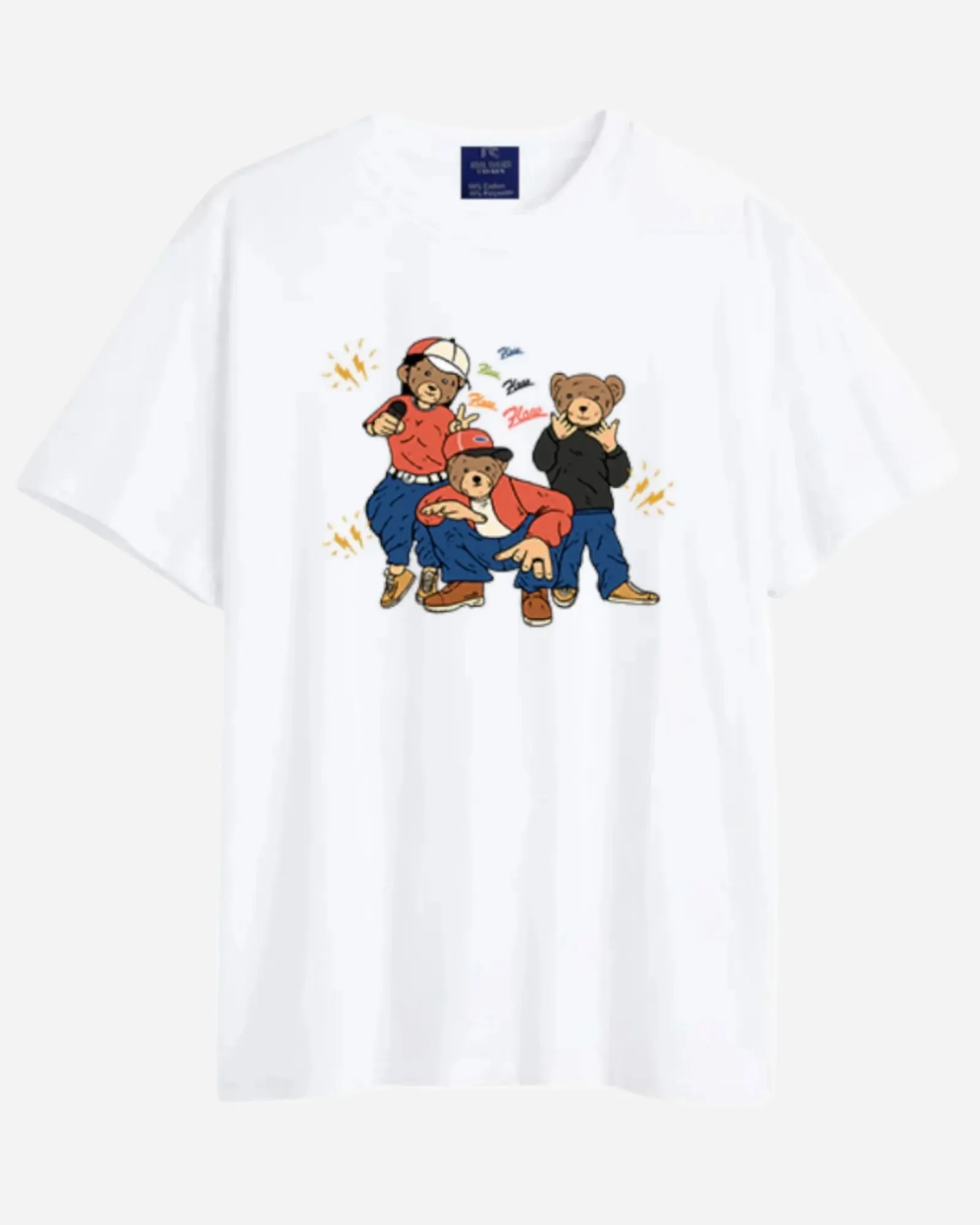 Men's 3 Stooges Graphic Printed Cotton T-shirt