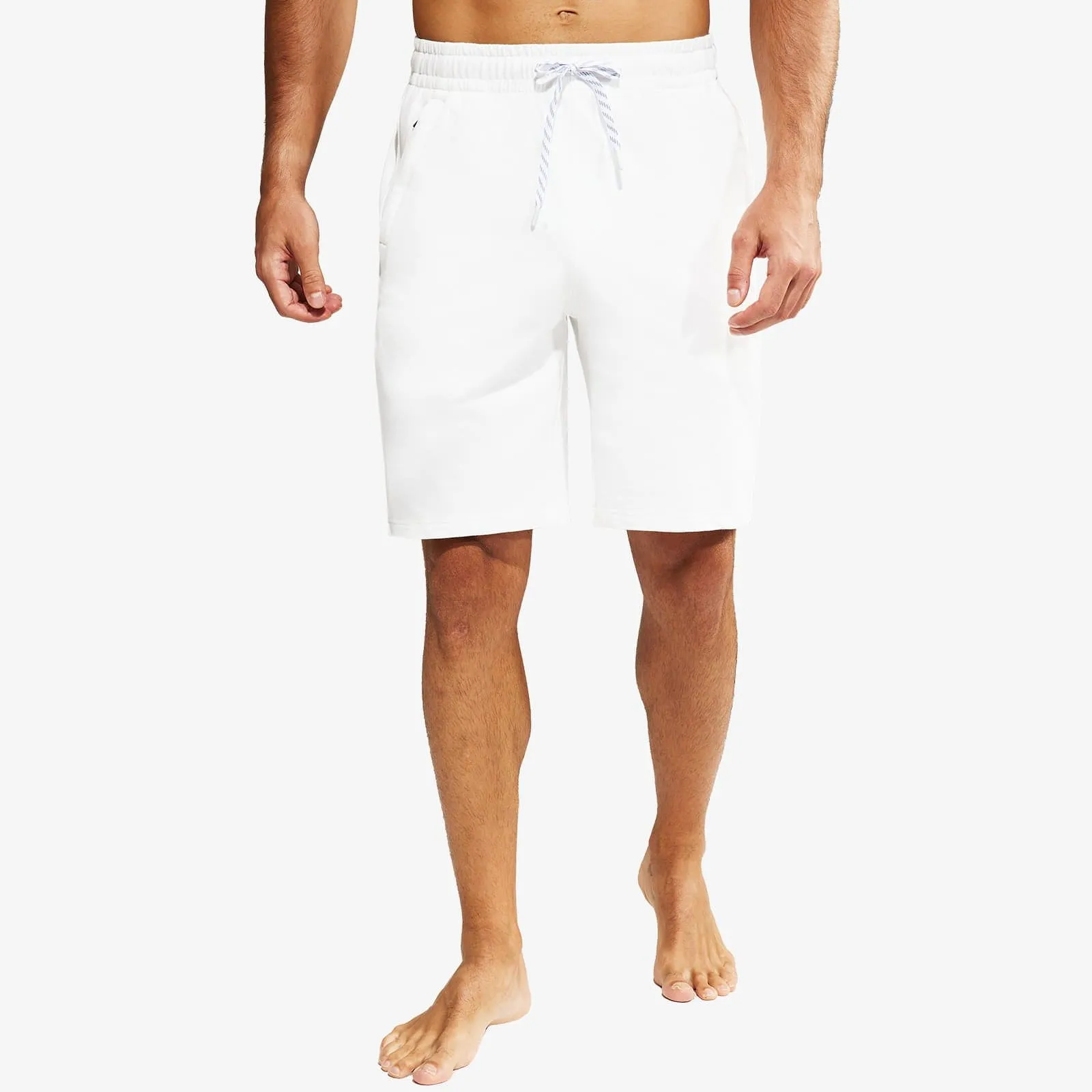 Men's 9-Inch Athletic Cotton Shorts with Pockets