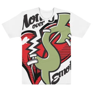 Mens All Over "Broken Heart/Dollar Sign" T-Shirt