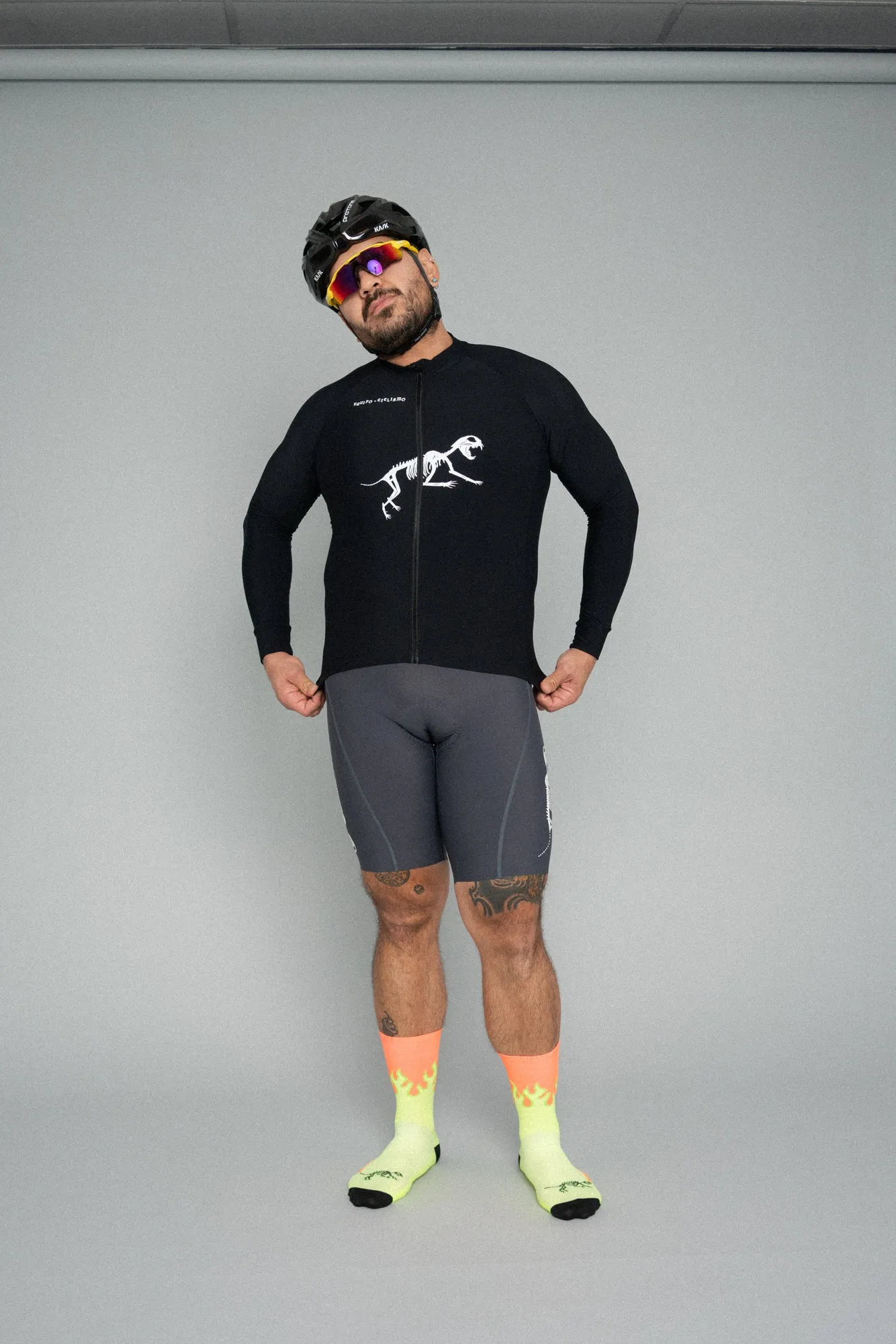 Men's über Pro Boney Bib Charcoal