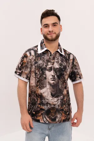 Men's Graphic Polo Shirt