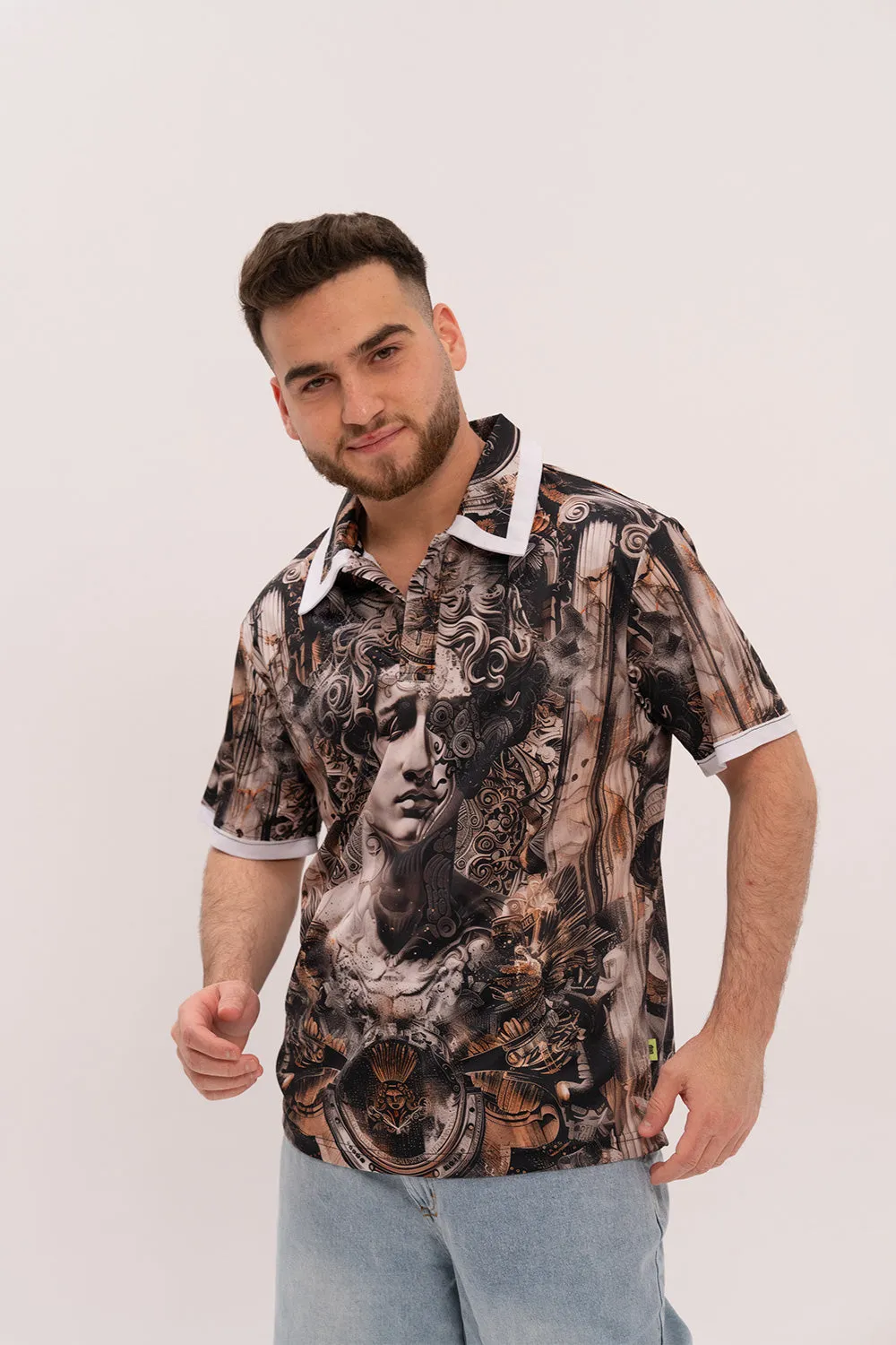 Men's Graphic Polo Shirt
