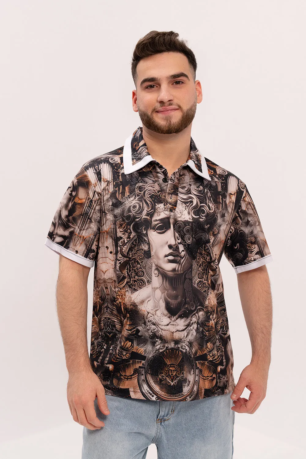 Men's Graphic Polo Shirt