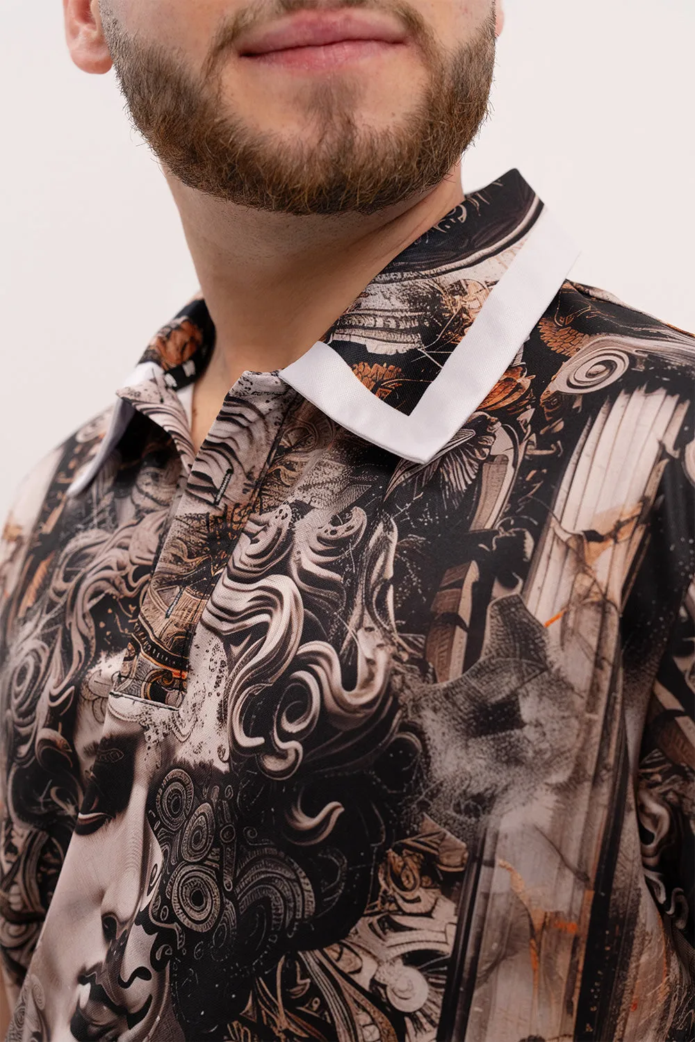 Men's Graphic Polo Shirt