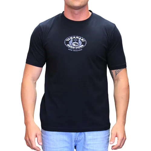 Mens Mountain T-Shirt - Black/Lime