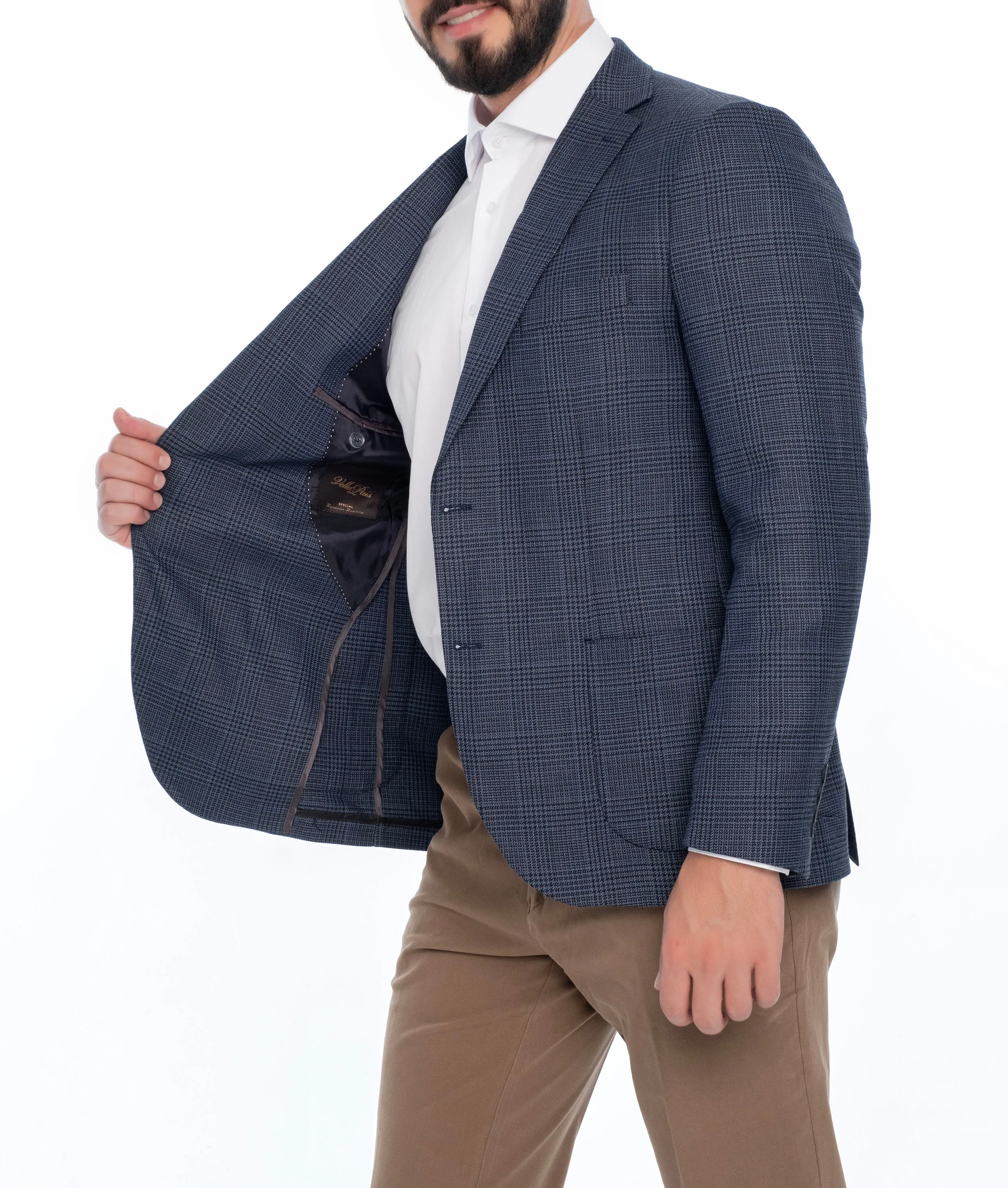 MERCI REGULAR FIT PLAID SPORT COAT