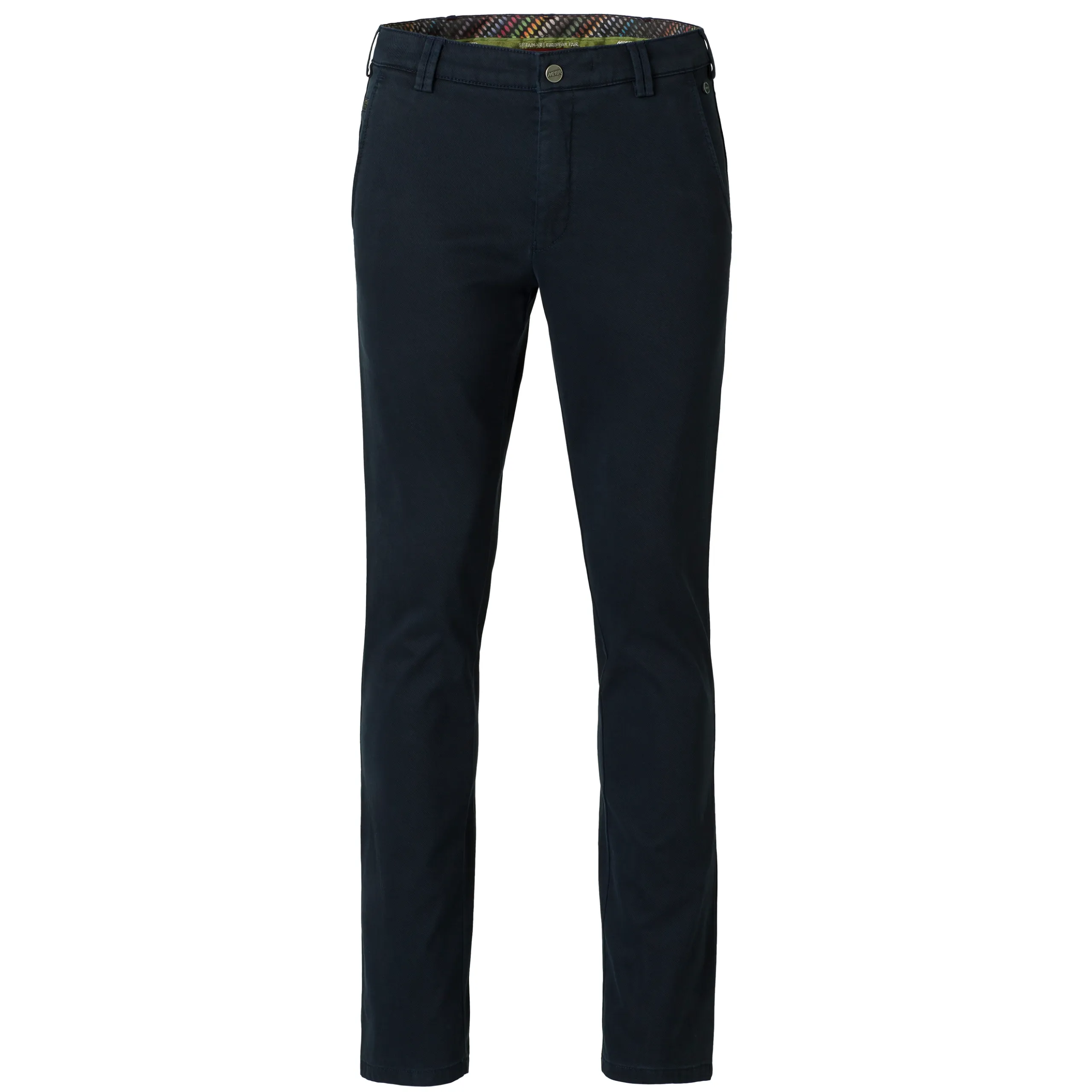 Meyer Bonn Modern Fit Chinos - Navy