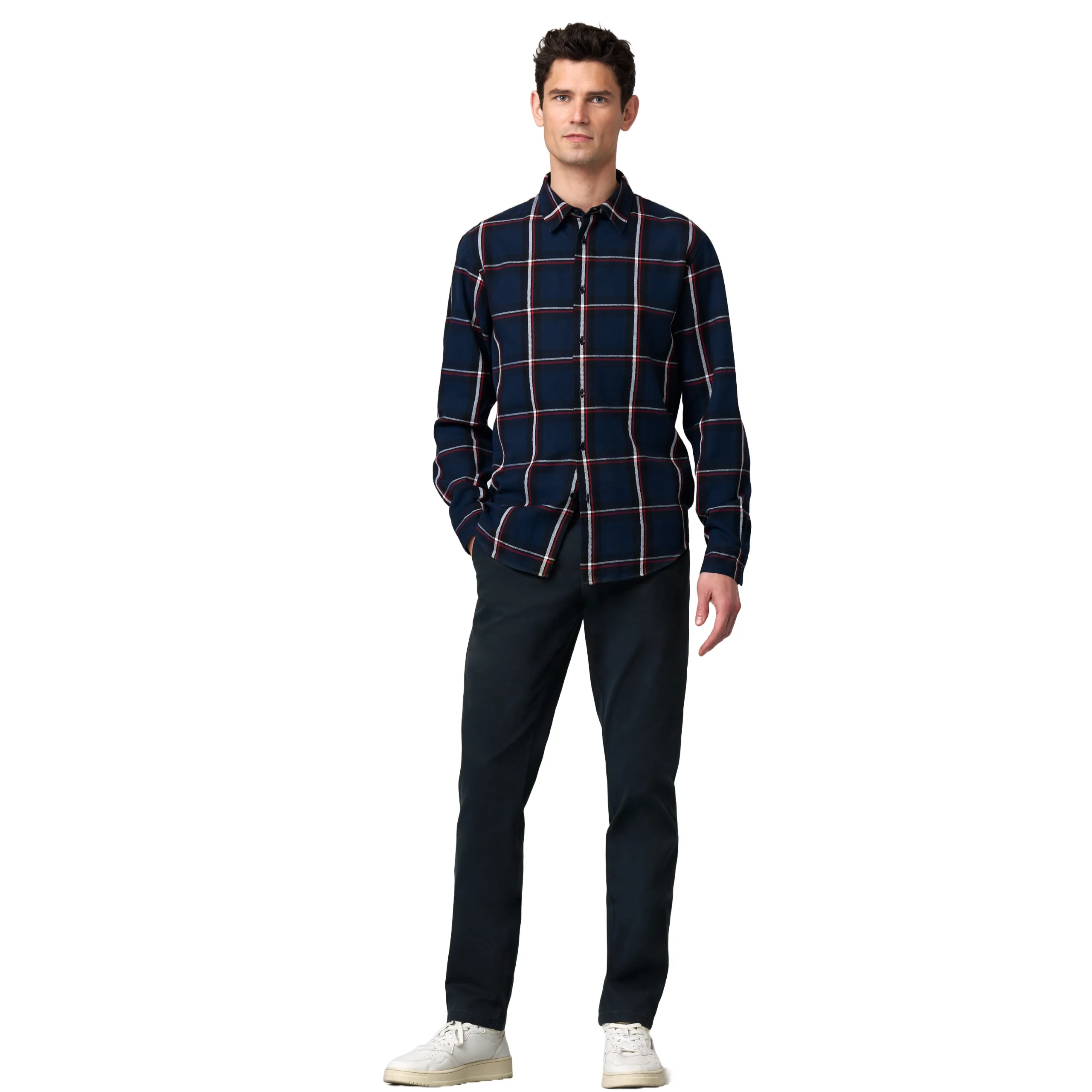 Meyer Bonn Modern Fit Chinos - Navy
