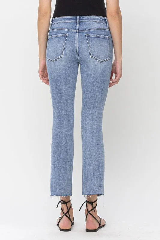 Mid Rise Kick Flare Jeans, Vervet by Flying Monkey
