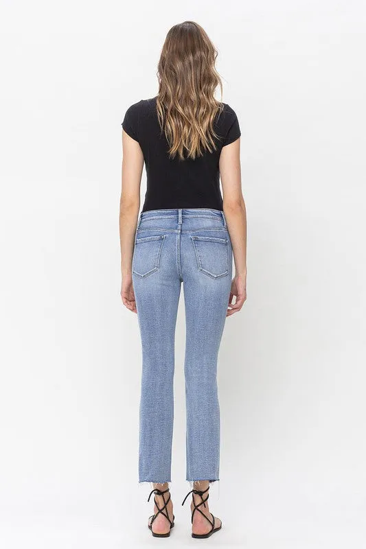 Mid Rise Kick Flare Jeans, Vervet by Flying Monkey