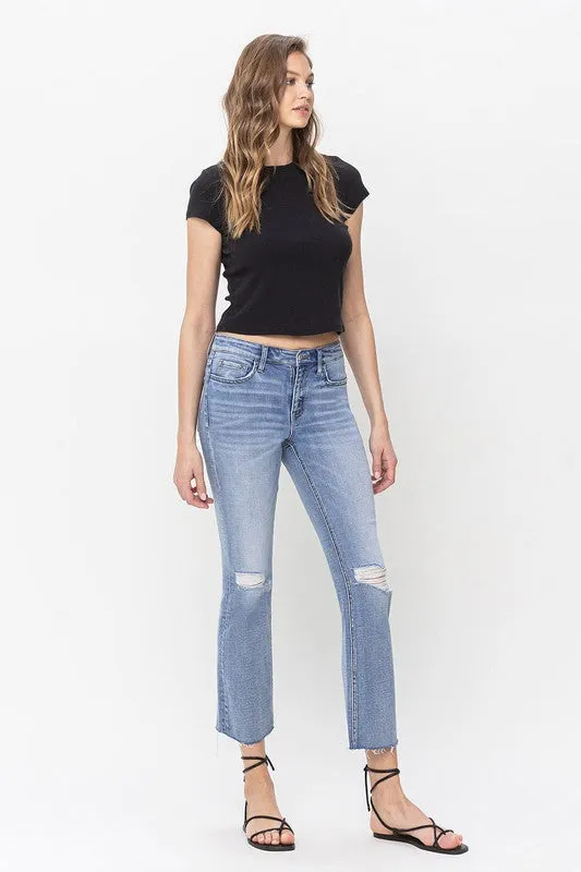 Mid Rise Kick Flare Jeans, Vervet by Flying Monkey