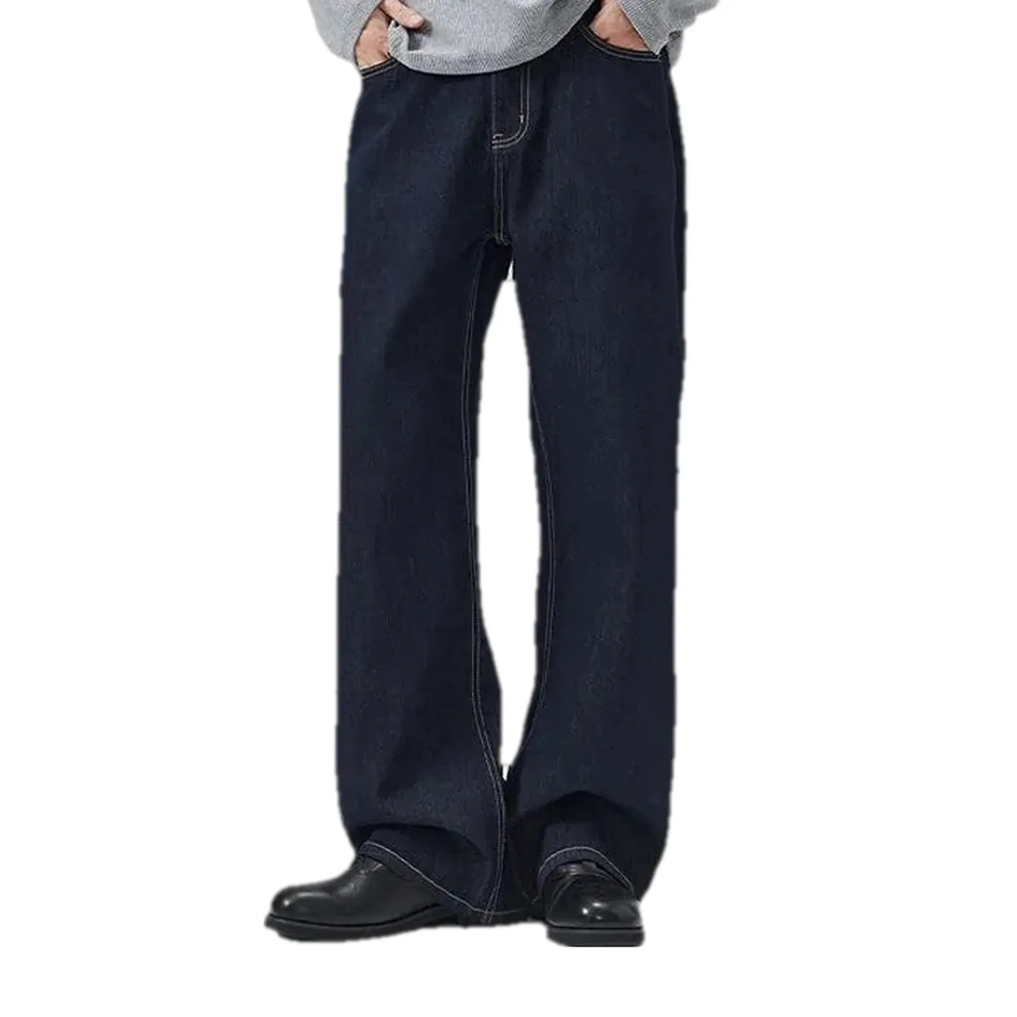 Midweight flare-leg men's jeans