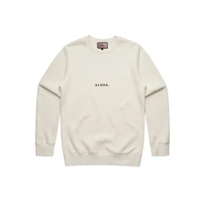 Mini Aloha Lux Fleece Sweater - Ecru