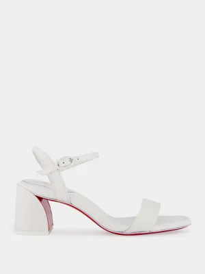 Miss Jane 55 mm White Sandals