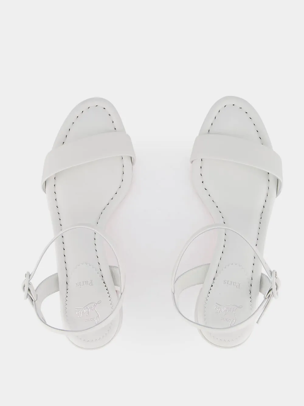 Miss Jane 55 mm White Sandals